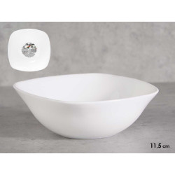 SQUARE BOWL OPAL  11,5X11,5CM