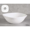 SQUARE BOWL OPAL  11,5X11,5CM