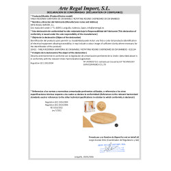 PLANCHE ROTATIVE RONDE 30 CM BAMBOU