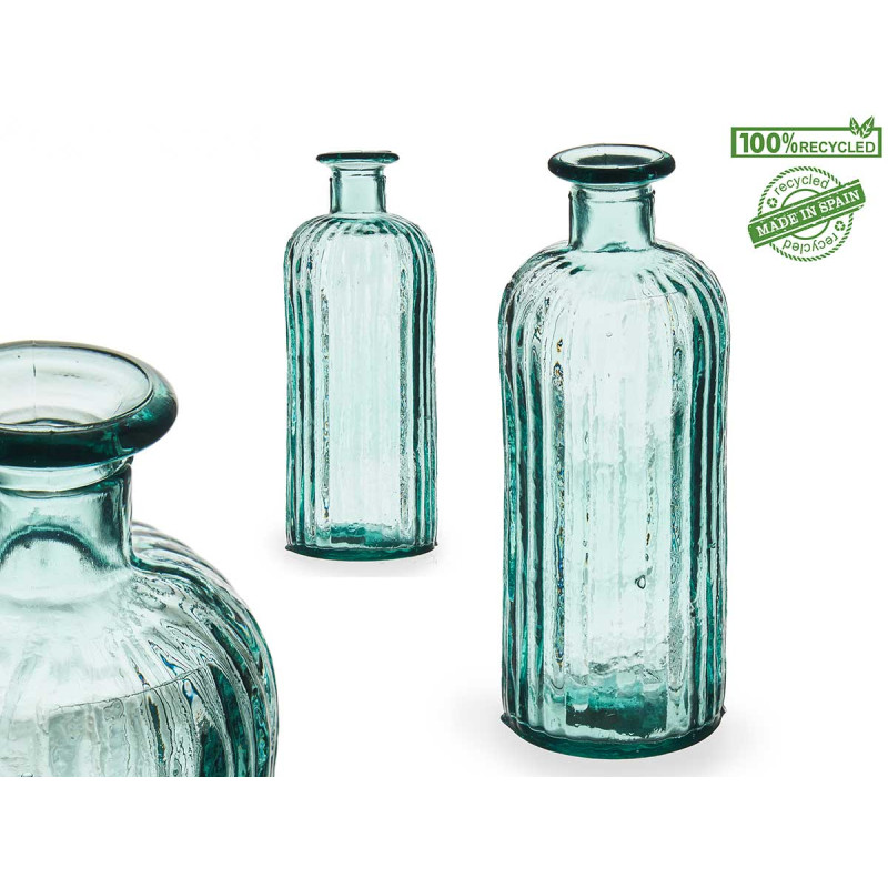 BOTELLA DECORATIVA VIDRIO HOLANDA RAYAS 1,5L