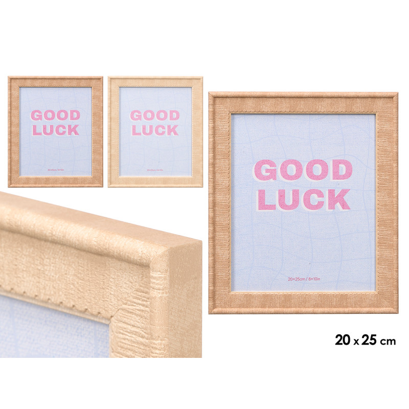 EMBOSSED PHOTO FRAME ASRT 2 20X25CM