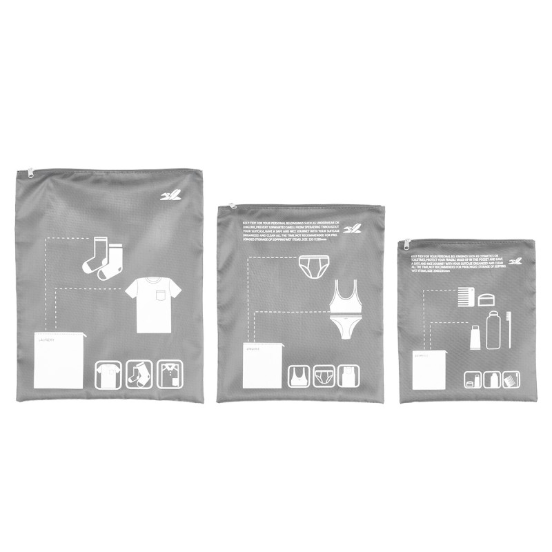 SET 3 TRAVEL ORGANIZER BAGS