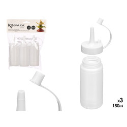 CONJUNTO 3 FRASCOS MOLHOS 146ML