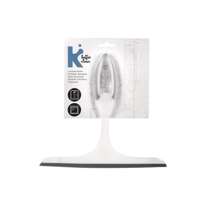 PLASTIC WHITE GRAY WINDOW SQUEEGEE