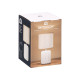 LAMPE A POSER RAYEE BLANCHE