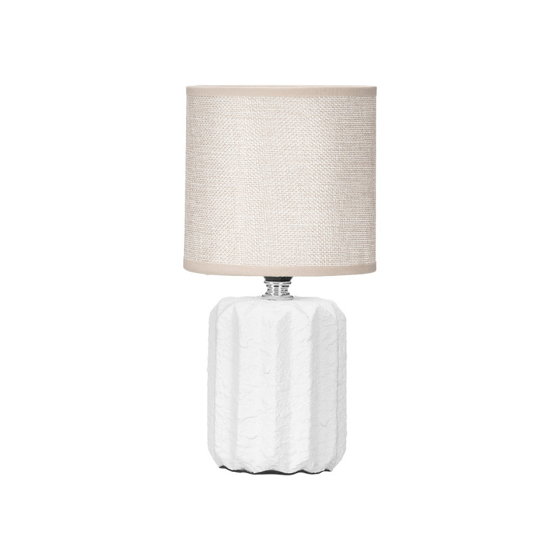 LAMPADA DA TAVOLO A STRISCE BIANCHE