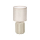 STRIPED TABLE LAMP BEIGE