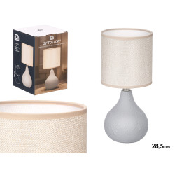 DOMED TABLE LAMP GREY