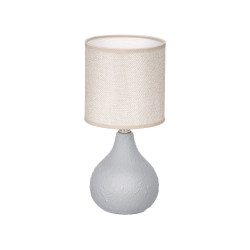 DOMED TABLE LAMP GREY