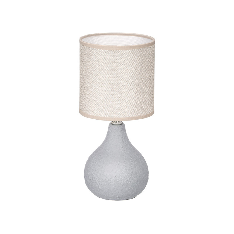 LAMPE A POSER FORME DOME GRIS