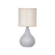 LAMPE A POSER FORME DOME GRIS