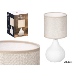 DOMED TABLE LAMP WHITE