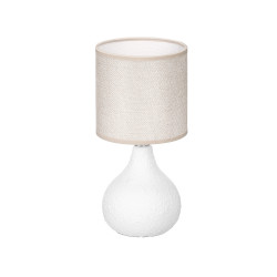 CANDEEIRO MESA CUPULA BRANCO