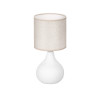 LAMPE A POSER FORME DOME BLANC