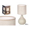 LAMPARA SOBREMESA ABOMBADO BEIGE