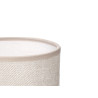LAMPARA SOBREMESA CILÍNDRICA RAYAS BEIGE