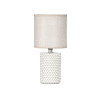 CYLINDRICAL RELIEF TABLE LAMP GREY
