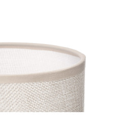 LAMPE TABLE A RELIEF CYLINDRIQUE GRIS