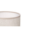 LAMPADA DA TAVOLO CILINDRICA A RILIEVO BEIGE
