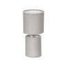 FABRIC TABLE LAMP GREY