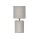 LAMPE A POSER TISSU GRIS