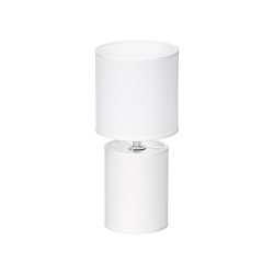 LAMPE A POSER TISSU BLANC