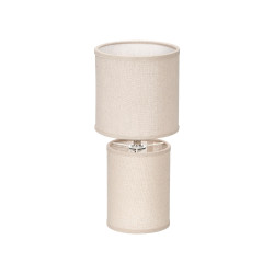 FABRIC TABLE LAMP BEIGE