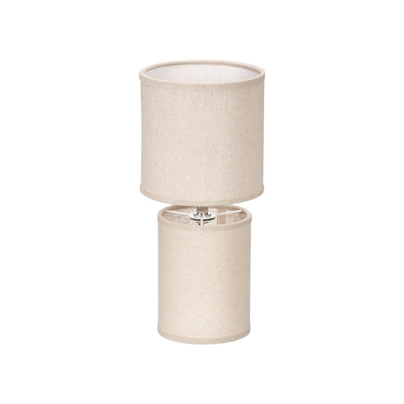 FABRIC TABLE LAMP BEIGE