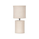 FABRIC TABLE LAMP BEIGE
