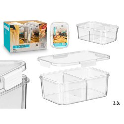 PORTAPRANZO DIVISORIO ERMETICO BIANCO 3,3L