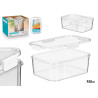 BIG WHITE AIRTIGHT RECTANGULAR LUNCHBOX 950ML