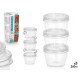 SET 3 PLASTIC JAR 250ML