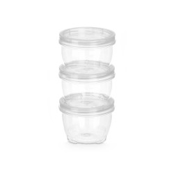 SET 3 PLASTIC JAR 250ML