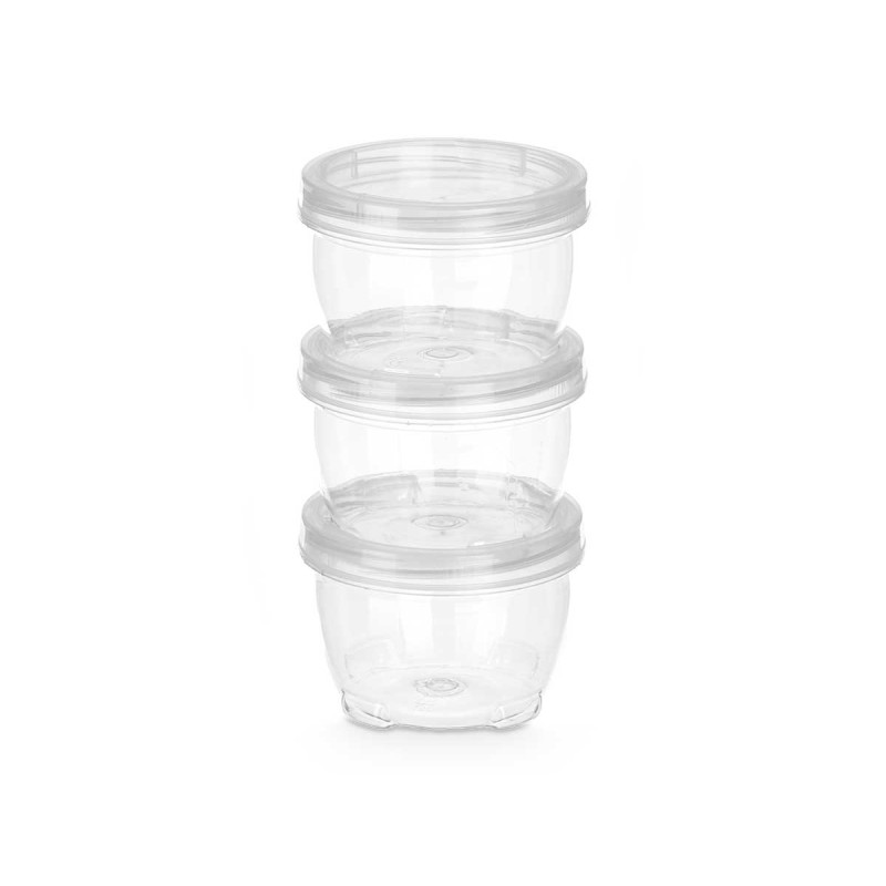 SET 3 PLASTIC JAR 250ML