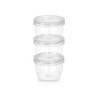 CONJ 3 RECIPIENTES PLASTICO 250ML