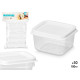 CONJ 10 CAIXAS QUADRADAS C TAMPA 100ML