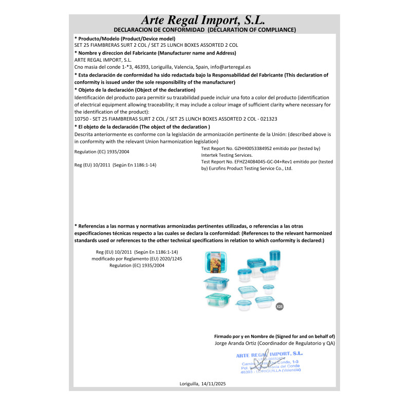 CONJ 20 RECIPIENTES SORT 2 CORES