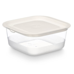 SET 5 FIAMBRERAS PLASTICO CUADRADAS 1000ML