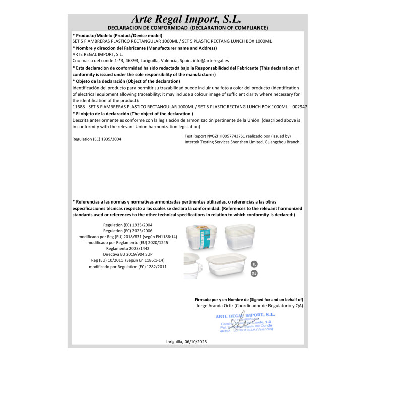 CONJ 5 RECIPIENTES PLASTICO RETANG 1000ML 