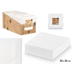SET 50 TISSUES 33X33CM 17GR WHITE
