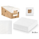 SET 50 TOVAGLIOLI 33X33CM 17GR BIANCO 
