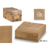 SET 50 SERVILLETAS 33 X 33CM 17GR MARRON