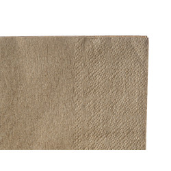 CONJ 50 GUARDANAPOS CASTANHOS 33X33CM 17GR