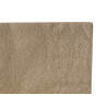 SET 50 SERVIETTES 33 X 33CM 17GR BRUN