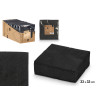 CONJ 50 GUARDANAPOS PRETOS 33X33CM 17GR