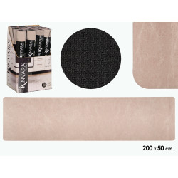 MARBLED-EFFECT KITCHEN RUG 50X200CM