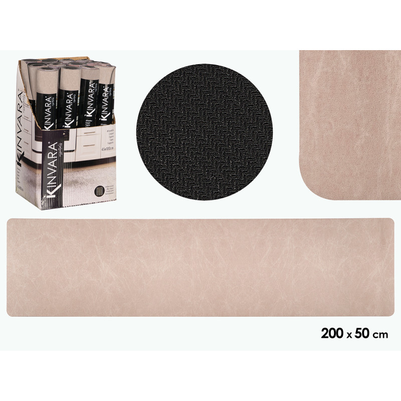 TAPIS CUISINE EFFET MARBRÉ 50X200CM