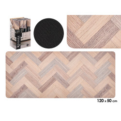 ALFOMBRA COCINA EFECTO MADERA 50X120CM