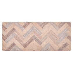 TAPIS CUISINE EFFET BOIS 50X120CM