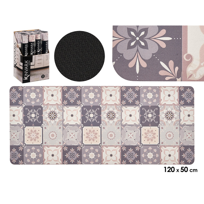 ALFOMBRA COCINA EFECTO AZULEJO 50X120CM